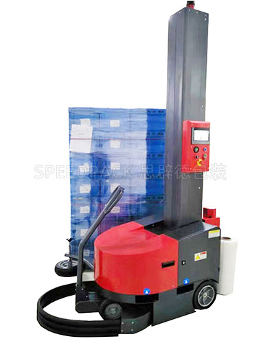 Autonomous Pre-Stretch Stretch Wrapper in Operation